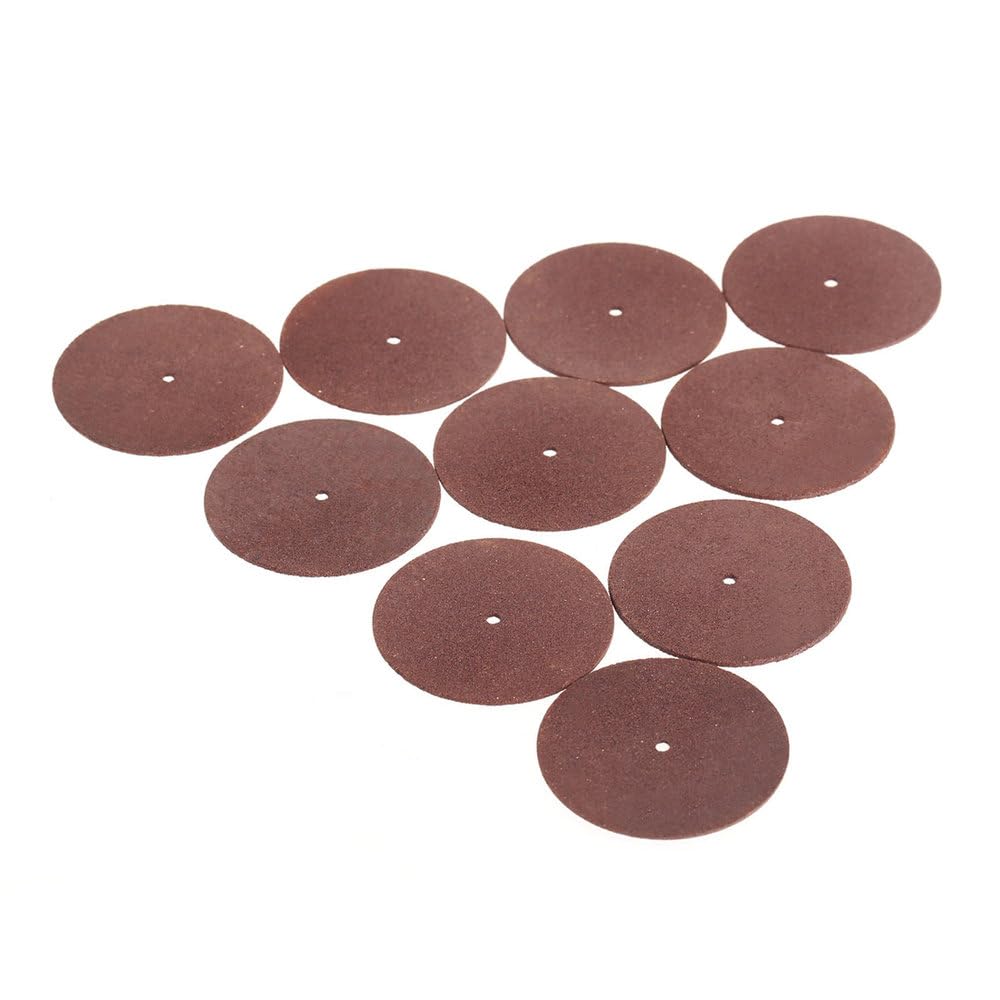 50 Stück 38 mm Zubehör Harz-Schleifscheibe Mini-Kreissäge Trennscheibe Schleifscheiben für Dremel Rotationswerkzeug, 38 mm, 50 Stück