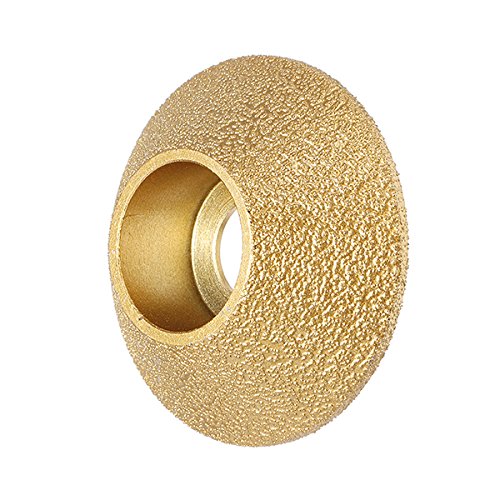 Meule diamantée brasée biseautée à 45 degrés, 75x20x20mm, profil abrasif