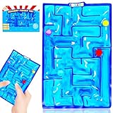 Sensory Maze Fidget, Marble Maze Gel Filled Squishy Toy for Kids and Adults - Autism Stress Anxiety Relief With Filled Goo for Calming - Classroom Easter Basket Stuffers