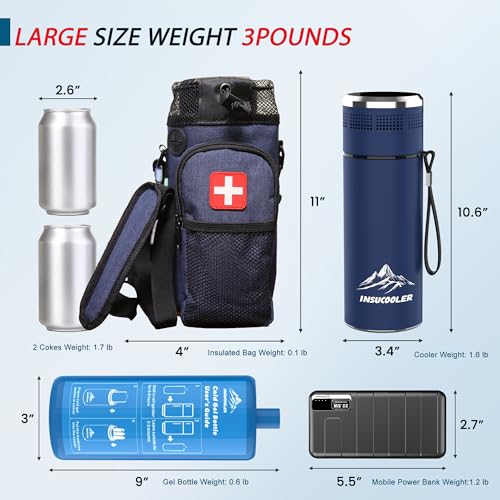 Image of Electric Insulin Cooler Travel Case with Power Bank
