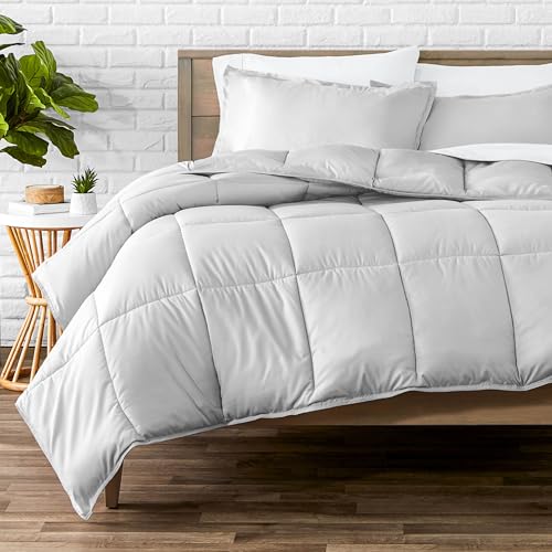 Image of Bare Home Comforter Set - Queen Size - Ultra-Soft - Goose Down Alternative - Premium 1800 Series - All Season Warmth (Queen, Cloud Grey)