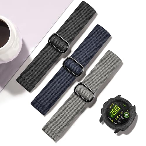 Correa de nylon 22mm para Garmin Instinct 3 miniatura 4
