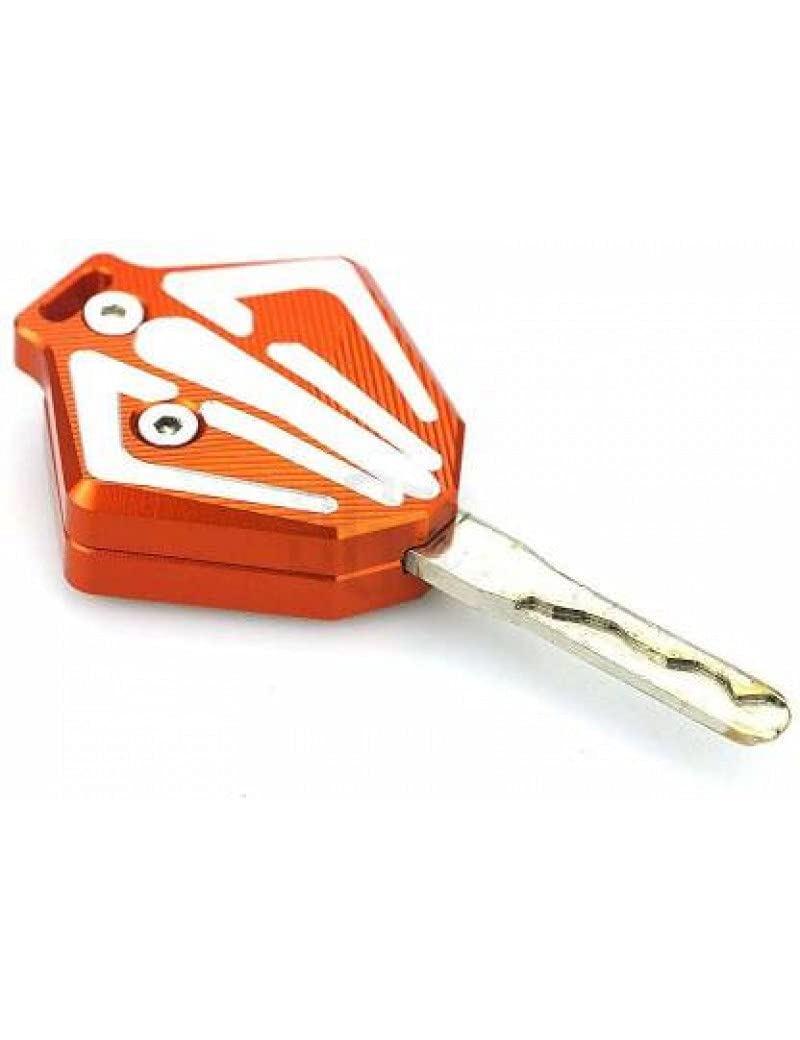 True Vision Motorcycle CNC Aluminum Key Case Shell Protection Decorate Universal for K.T.M Duke 390 125 200 250 2013-2017 2018 Orange Tvnewmix111