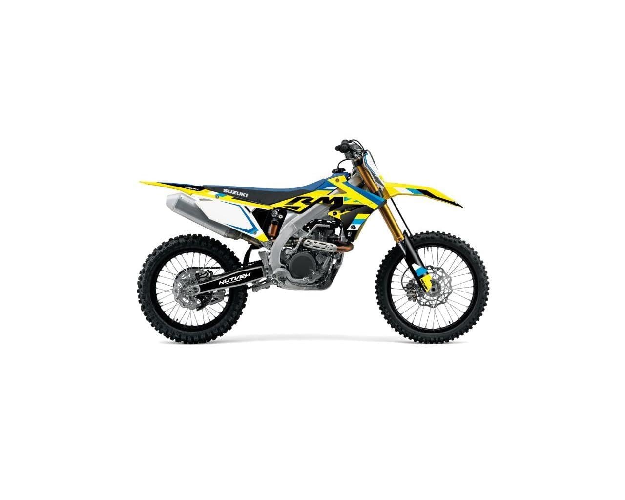 Kit déco moto cross haut de gamme bleu pour Suzuki 250 RMZ Label