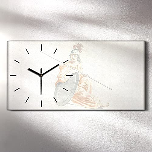 Art Moderne Image Décoration de Luxe Horloge Toile Grèce Antique
