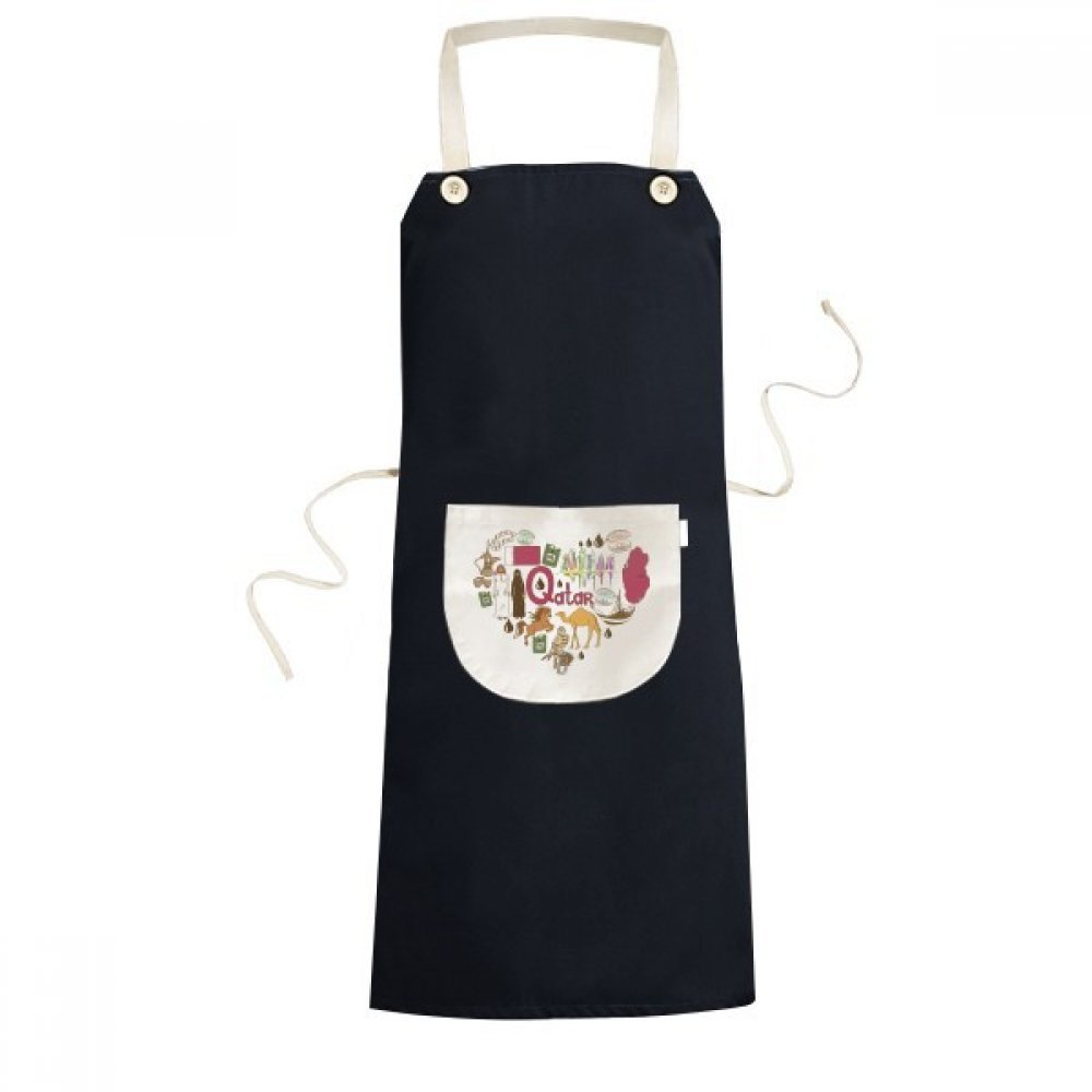 Tablier noir motif France Amour idéal pour cuisiner vos recettes traditionnelles à la maison