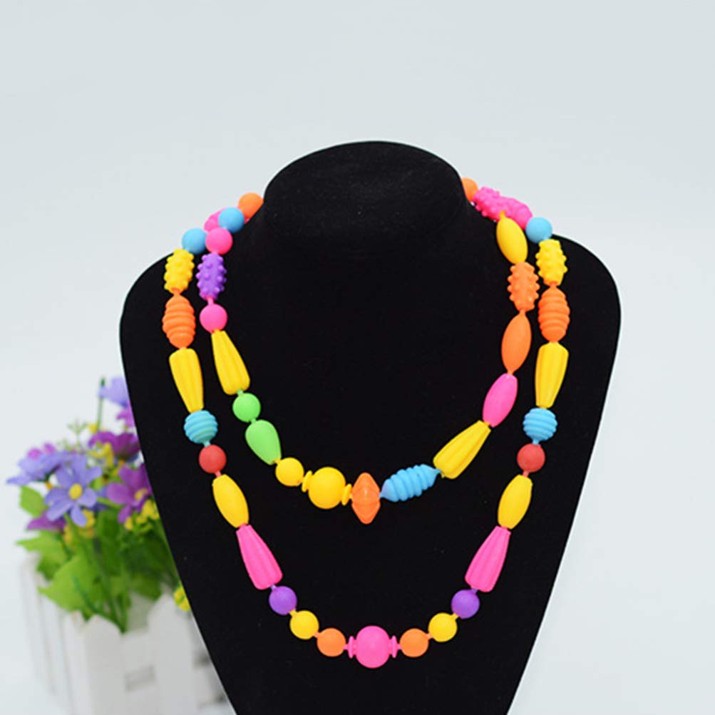 TOYANDONA Kit Braccialetti Bambina in Plastica Lavabile Scatola Regalo e Contenitore Trasparente per Ragazzo Ragazza e Ragazze per Attività Creative e Decorazioni