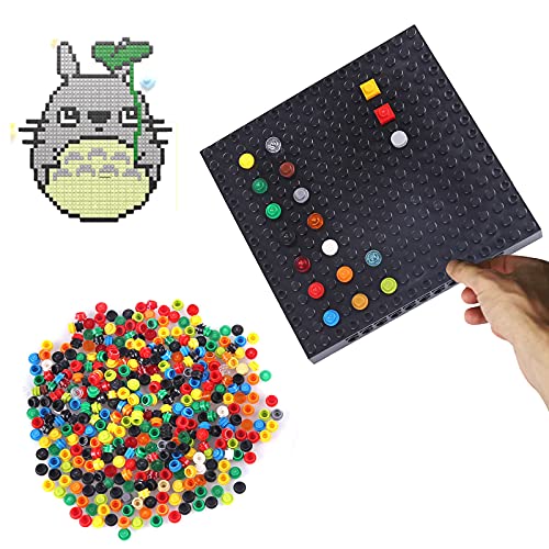 KOAEY 4000 Teile Bunte Flache runde 1er Noppen Kompatibel mit Lego, 21 Farben DIY MOC Steinebox Bausteine Ersatzteilset… – Bild 2
