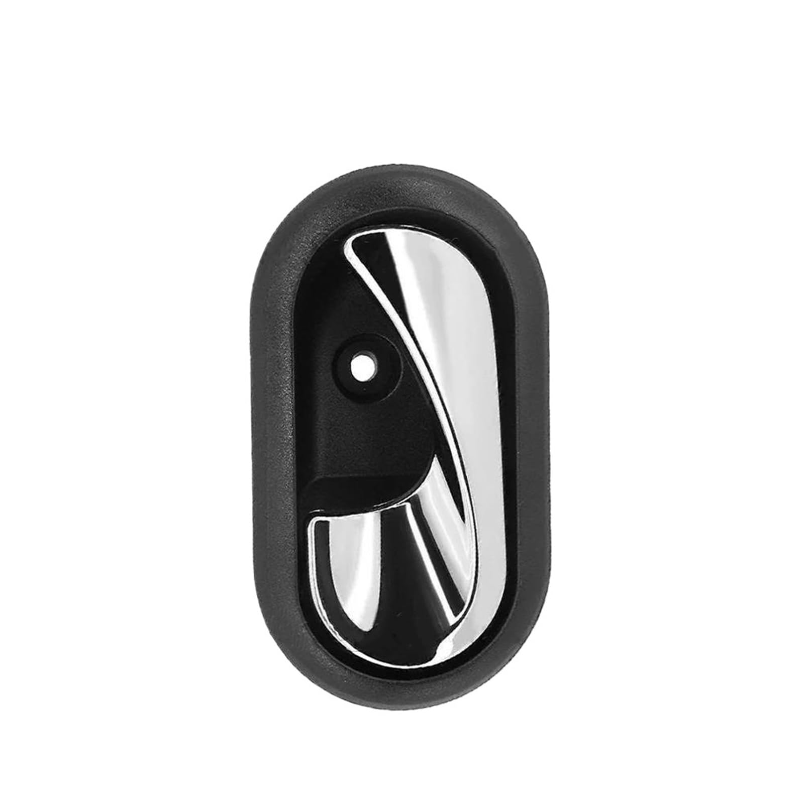 FHCBUTAE Interior Car Handle for Renault for Dacia for Dokker for Lodgy for Logan for Duster for Sandero 8200733848 Left/Right Interior Door Handle(Bright Silver Left)