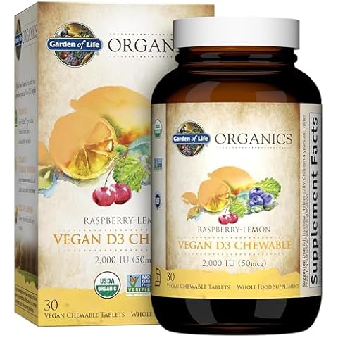 Garden of Life Organic Vitamin D3 Chewable Tablets Cover
