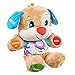Fisher-Price Puppy Eveil Progressif jouet bébé, peluche interactive, plus de 75 chansons et 3 niveaux d'apprentissage, version française, 6 mois et plus, FPM44