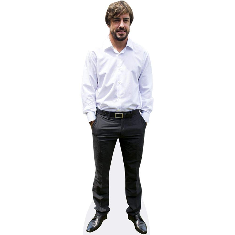 Fernando Alonso (White Shirt) Mini Size Cutout