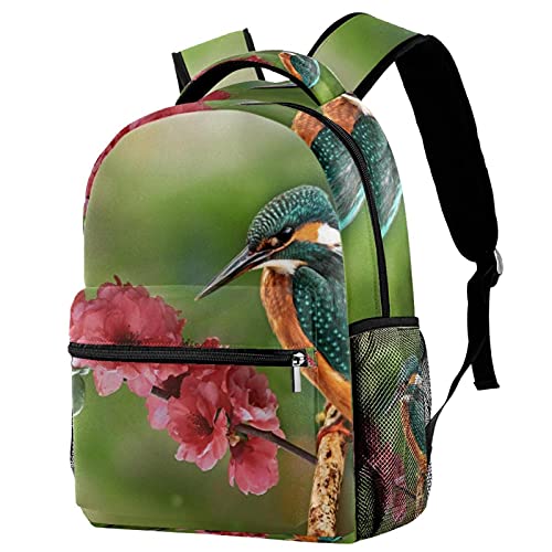 Sac à dos voyage oiseau sur branche porte-bouteille mixte