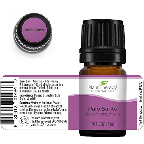 Plant-Therapy-Palo-Santo-Essential-Oil-100-Pure-Undiluted-Natural-Aromatherapy-Therapeutic-Grade-5-mL-16-oz Plant Therapy Palo Santo Essential Oil 100 Pure Undiluted Natural Aromatherapy Therapeutic Grade 5 mL 16 oz