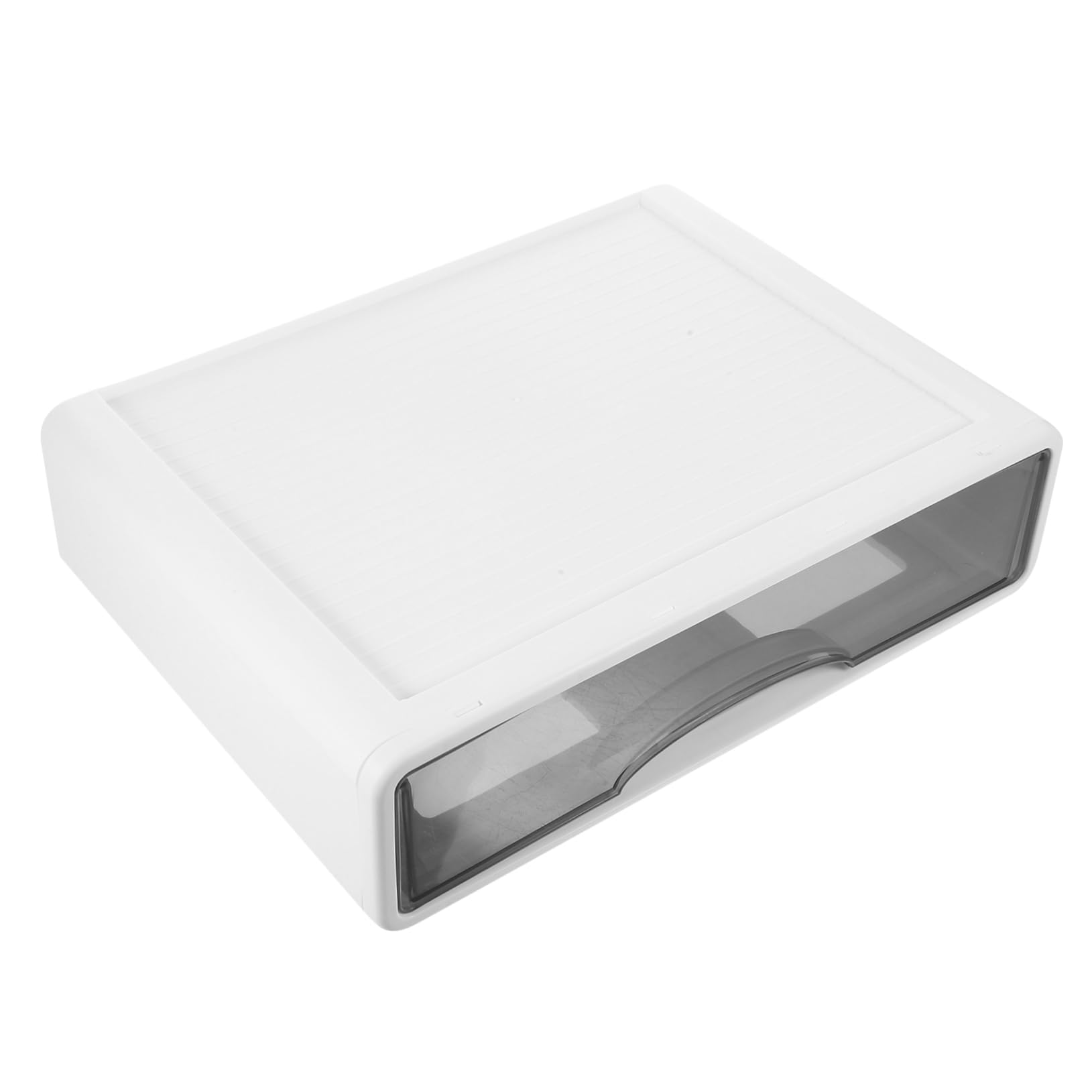 Caja de Almacenamiento de Plástico Cajones para Oficina y Tocador, Diseño Pequeño Tipo Cajón, Capacidad Grande y Estructura Resistente para Organizar Maquillaje y Objetos