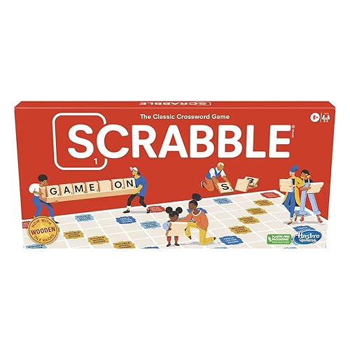 Hasbro Gaming Scrabble Board Game, Classic Word Games for Kids