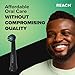 Reach® Trios™ Premium Clean Replacement Toothbrush Heads, Fits All Oral-B iO Electric Toothbrushes