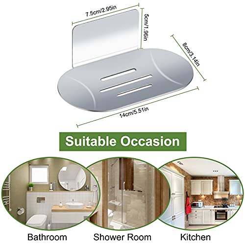 Mobestech Edelstahl Seifenhalter Wandmontage - Rostfreie Seifenablage Für Badezimmer & Küche