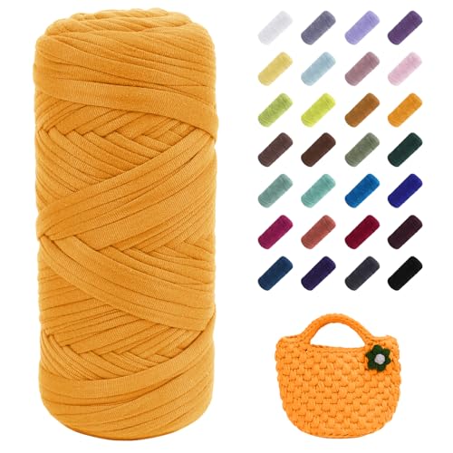 Uiopa T-Shirt Yarn, 200g/196ft Elastic Fabric Cloth Knitting T Shirt Yarn