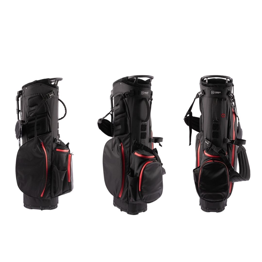 Golfbag für Herren & Damen – Products & More standbag I Golf Trolley I cartbag-Golf I Golftasche Herren I leichtes Standbag mit Tragegurt & 5‑Fach Schlägerdivider
