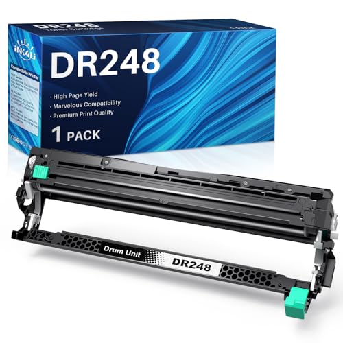 4 Unità Tamburo DR248CL Compatibili Brother, Per Stampanti A Colori HL-L3200, DCP-L3500, MFC-L3700, Resa 30.000 Pagine