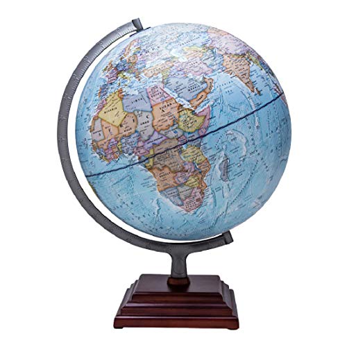 Waypoint Geographic WP21008 Odyssey II Illuminated Desktop Globe, Blue - Illuminated,; 12