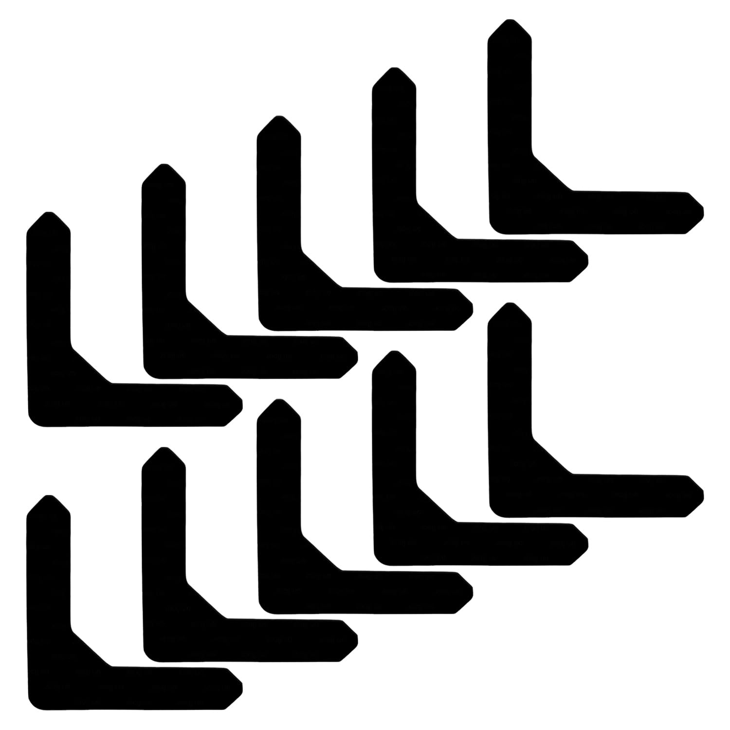RNFKSU 10 Pieces Of Carpet Anti-Curling Retainer, Multifunctional Self-Adhesive Non-Slip Stickers, Carpet Anti-Slip Practical Accessories, Suitable For Carpet, Sofa Cushion, Mattress Fixing.