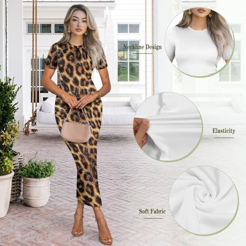 Image of Womens Short Sleeve Jamaican Flag Midi Bodycon Dress