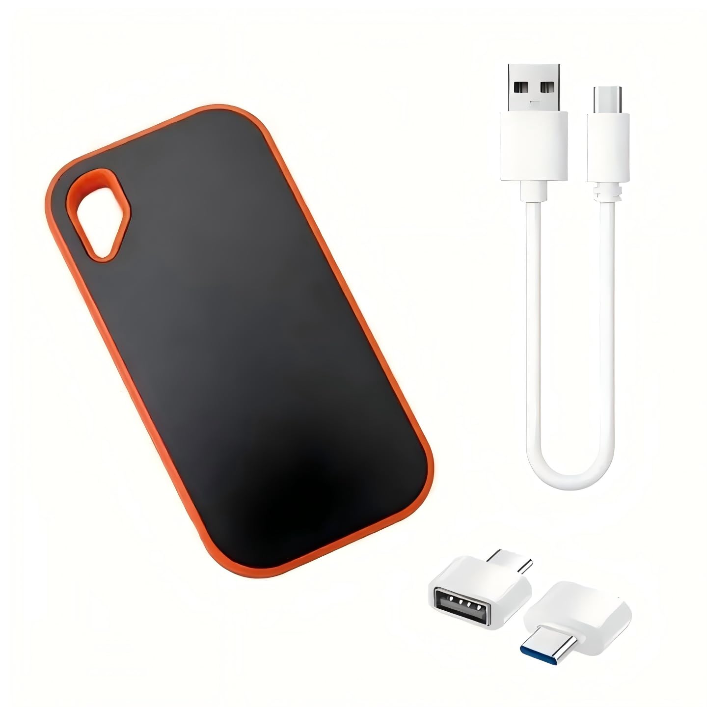 Gwybkq Disque Dur Externe 2To, 2.5 Pouces, Portable étanche et Anti-Choc pour PC, Mac, TV, MacBook, Ordinateur Portable, Bureau, Windows