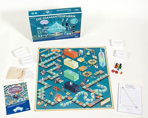 Die Diamantenfabrik: Ressourcenorientiertes Therapiespiel für die therapeutische und pädagogische Arbeit mit Kindern und Jugendlichen. Brettspiel 33,5 x 23,1 x 5,5 cm (Beltz Therapiespiele)
