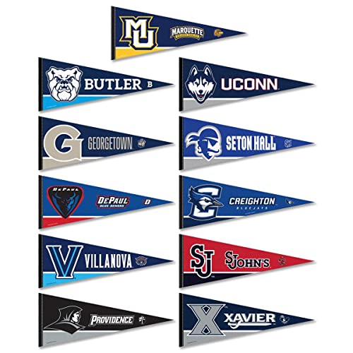 Big East Conference College Pennant Set