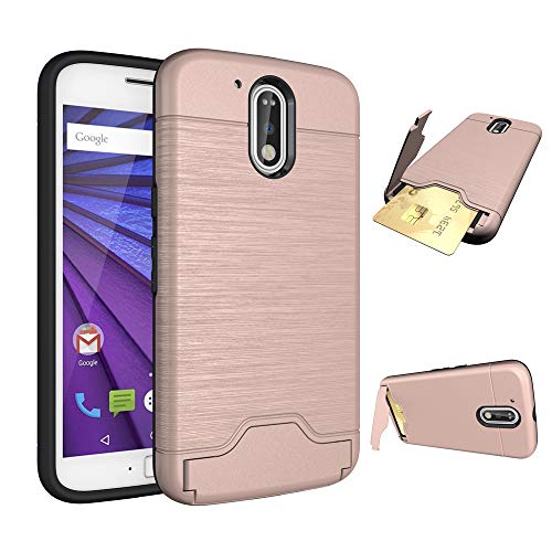 Asuwish - Carcasa para Motorola Moto G4 LSCK, Compatible con Motorola Moto G4 Moto G4 Plus MotoG4Plus Moto G4 (Fabricado en Silicona. Plástico.), Color Rosa