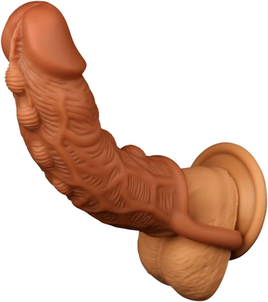 Gaine Pénis Testicules Transparente Veinée (LOVE AND VIBES) - TPR, Neuf