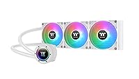Vista 23 de Thermaltake TH360 ARGB Placa base Sync Snow Edition Intel LGA1700 Ready/AM5/AMD Sistema de refrigeración líquida todo en uno 14.173 in Radiador