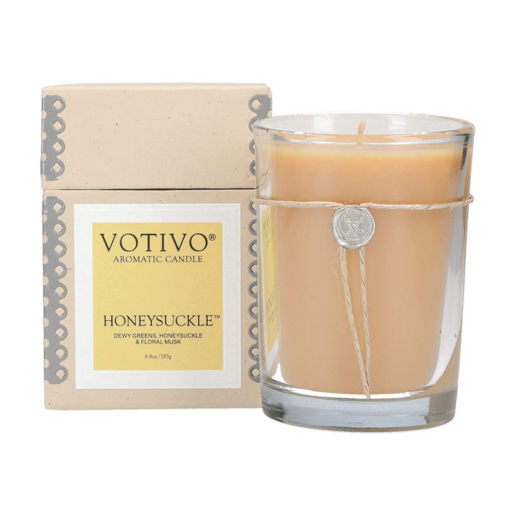 Votivo 6.8oz Aromatic Candle-Honeysuckle - Honeysuckle