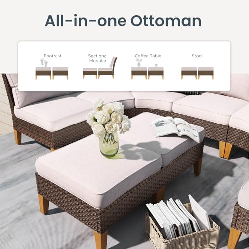 Luxury Patio Conversation Set Wicker