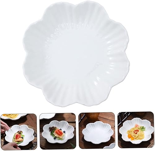 Miniatura 8 de NOLITOY plato de ensalada de desayuno pequeños cuencos de vidrio platos de aperitivo platos de comida platos de fruta bandeja cojines decorativos