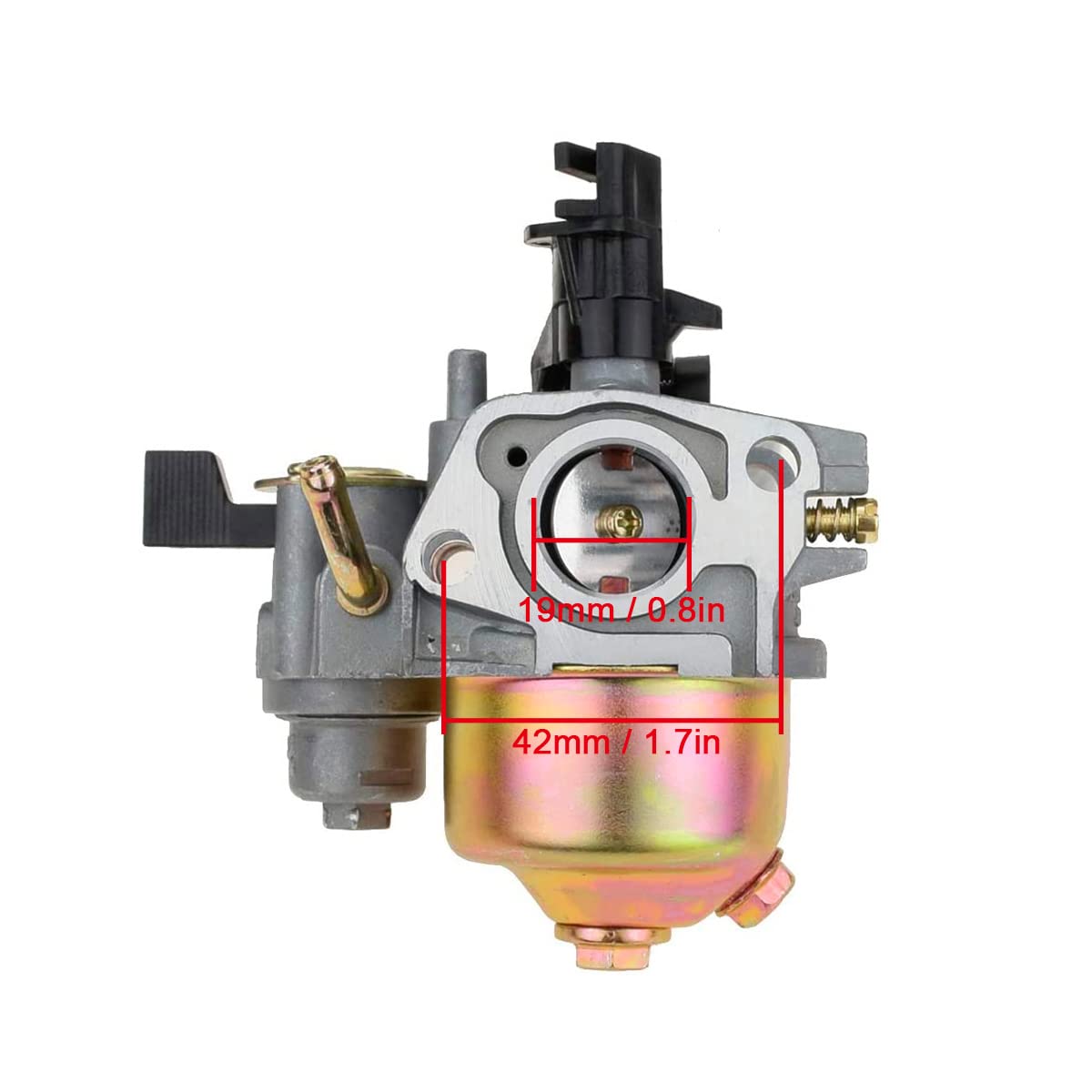 ZAMDOE Kit carburatore per Honda GX120 GX160 GX200 5.5Hp 6.5Hp Engine per Harbor Freight 212 173 R210 196cc 208cc 212cc Engine e Altro
