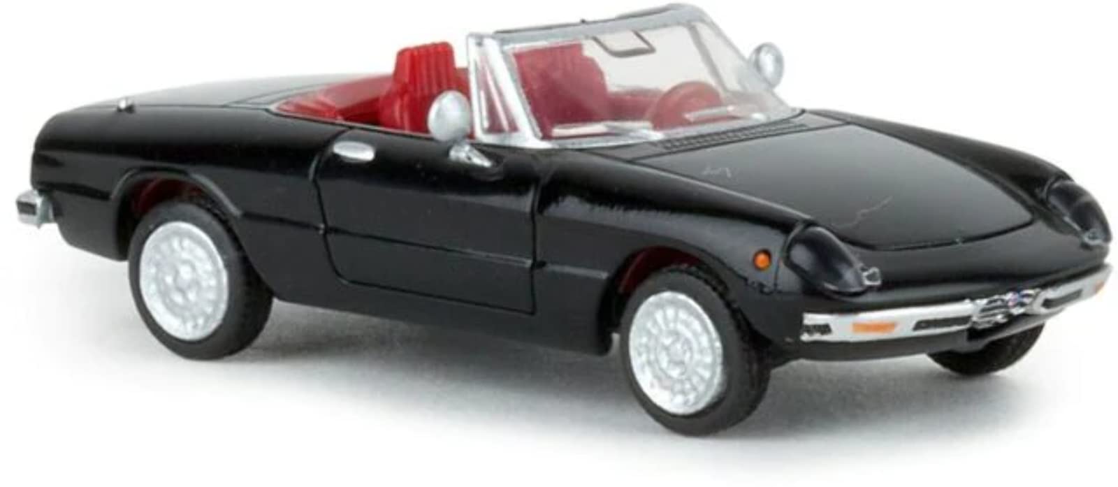 BrekinaHO Scale Alfa Romeo Spider Fastback - Assembled - Black