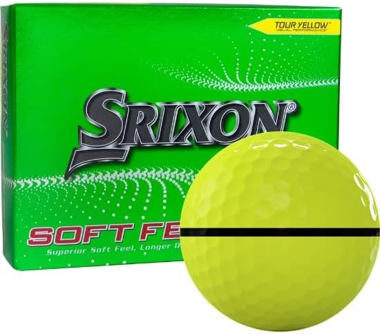 Srixon Soft Feel 13 Yellow AlignXL Golf Balls