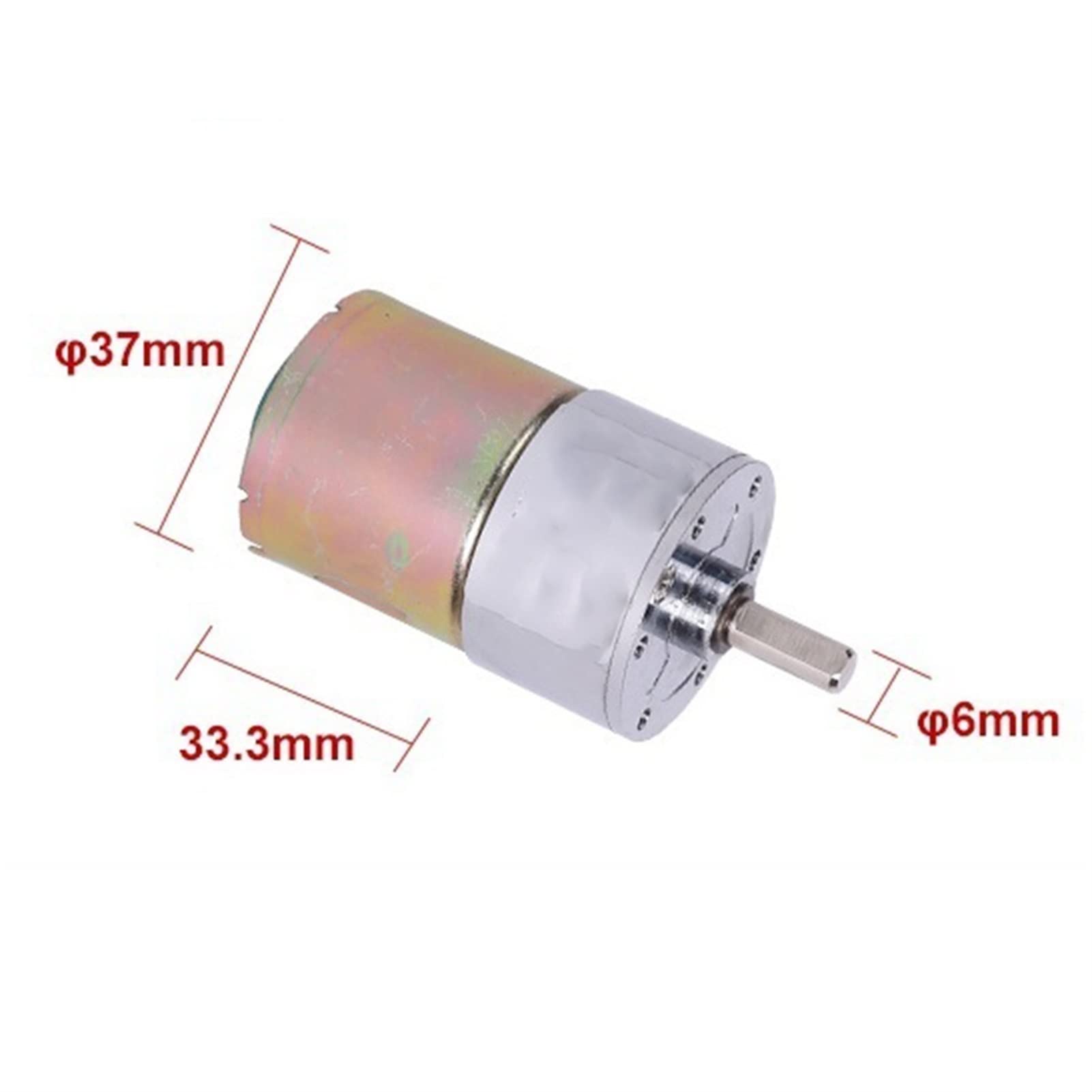 Motore DC Con Riduttore Ad Alta Coppia, 100 Giri/min, Reversibile E Autobloccante - Perfetto Per Progetti Fai Da Te, Cancelli, Barbecue E Elettrodomestici