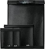 JXE JXO 4 Pack Faraday Bags Military Grade, Faraday Bag for Laptops & Tablets & Phones, Faraday Bags Emp Proof, Faraday Cages, EMP Protection, RFID, Fireproof & Waterproof