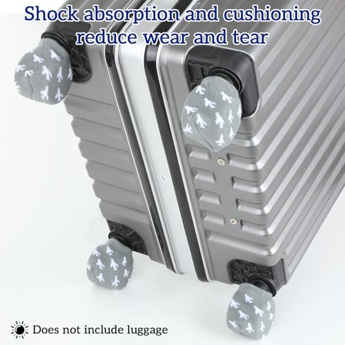 8 Pack Luggage Wheel Covers, Prevent Floor Bed From Getting Dirty and Keep Floors Clean, Universal Sleeve Case3