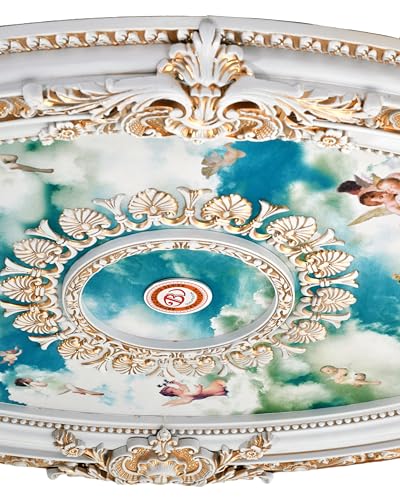 Image of Ceiling Medallions (White Cherub)