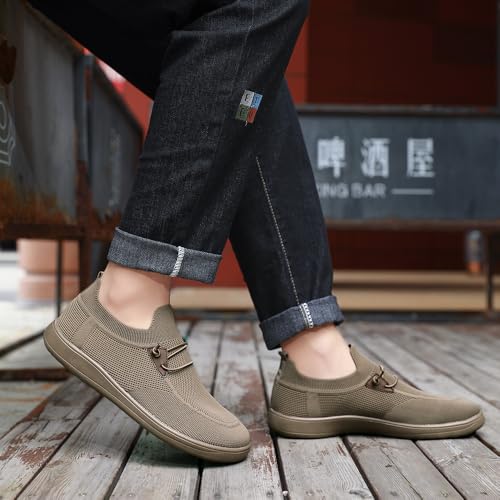 Image of EGMPDA Mens Slip on Loafers Boat Shoes Non Slip Walking Sports Shoes Driving Shoes Casual Office Shoes Gym Lightweight Comfortable Shoes