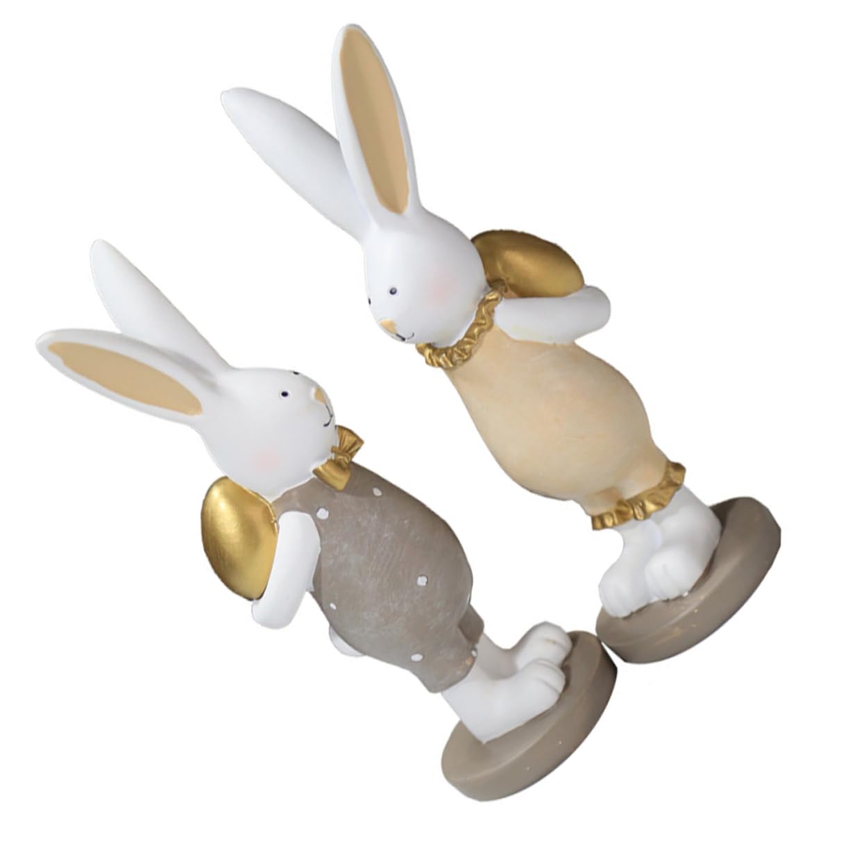 ABOOFAN 2 Set Decorazione Pasquale Di Pasqua Statuina Coniglietto Pasquale Decorazioni Di Compleanno Pulcini Pasquali Coop Figurina Divertente Maiale Pulcino Resina 2 Pezzi * 2