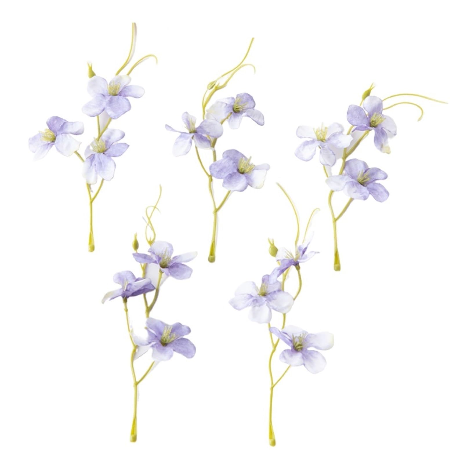LXURY 10/30Pcs Artificial Flowers Blossom Diy Gift Decor Festival Home Outdoor Garden Arch Wedding Bouquets(VIOLET/紫罗兰,30pcs)