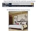 Mengersi Canopy Bed Curtains Full Size for Boys Girls Bed Drapes Bed Canopy Princess Bed Drapes Bedroom Decoration(Purple)