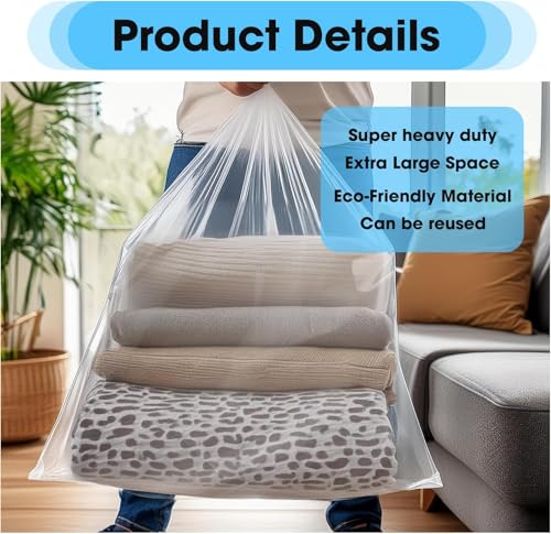 Image of Large Size Suitcase Cover Bags Dustproof Luggage protector cover for Trolley Travel almirah storage Dirt & Dust Waterproof Clothes (Pack of 10)