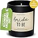 Produktbild Happysoy Bride to be Duftkerze im Glas mit Spruch aus Soja - 100% natürlich handgemacht nachhaltig - persönliches kleines Geschenk Beste Geschenkidee zum Junggesellinenabschied JGA